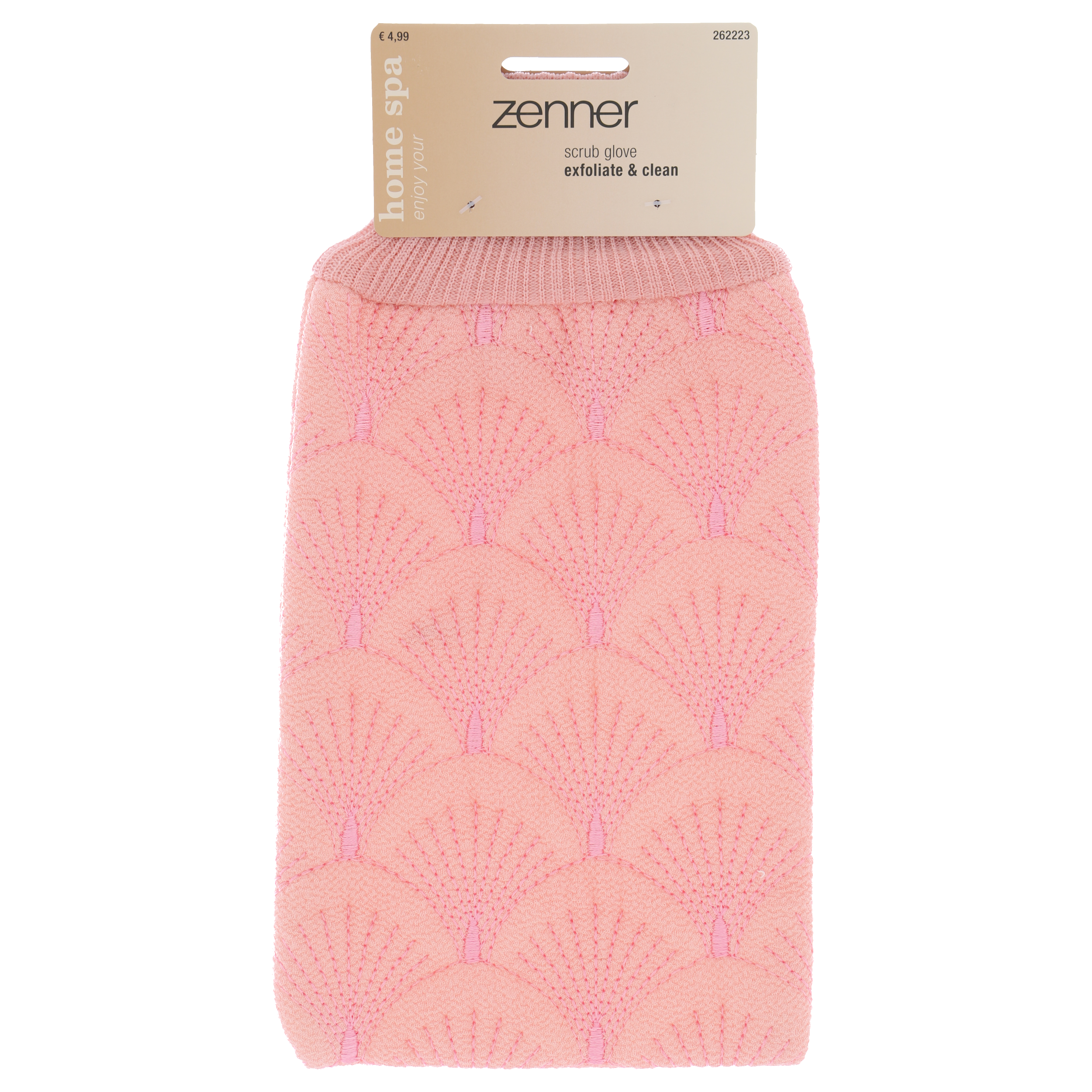 Scrub handschoen roze