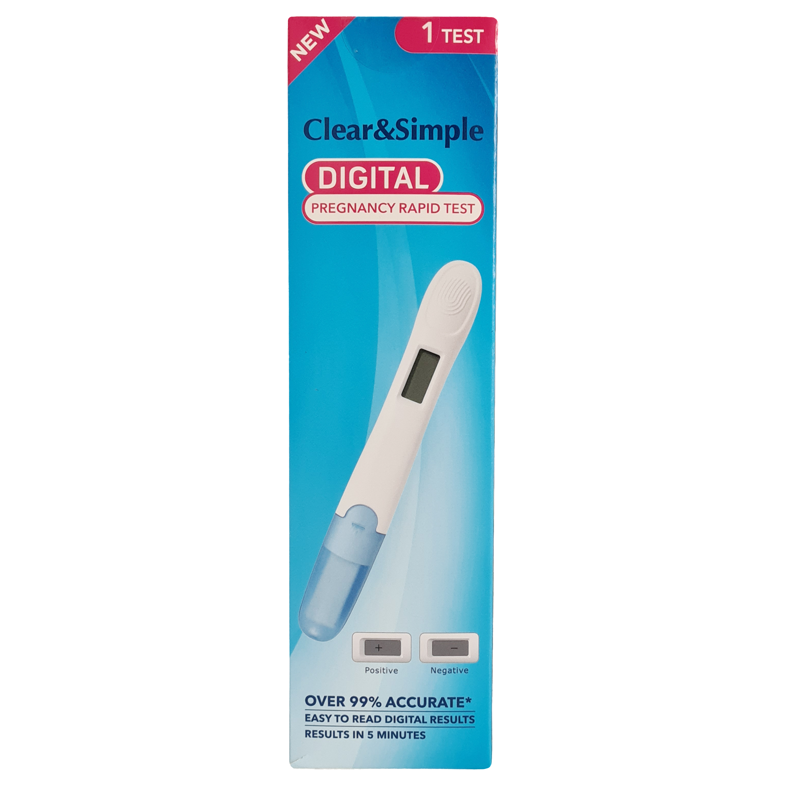 Clear & Simple Digital Pregnancy Test (6x1pk)