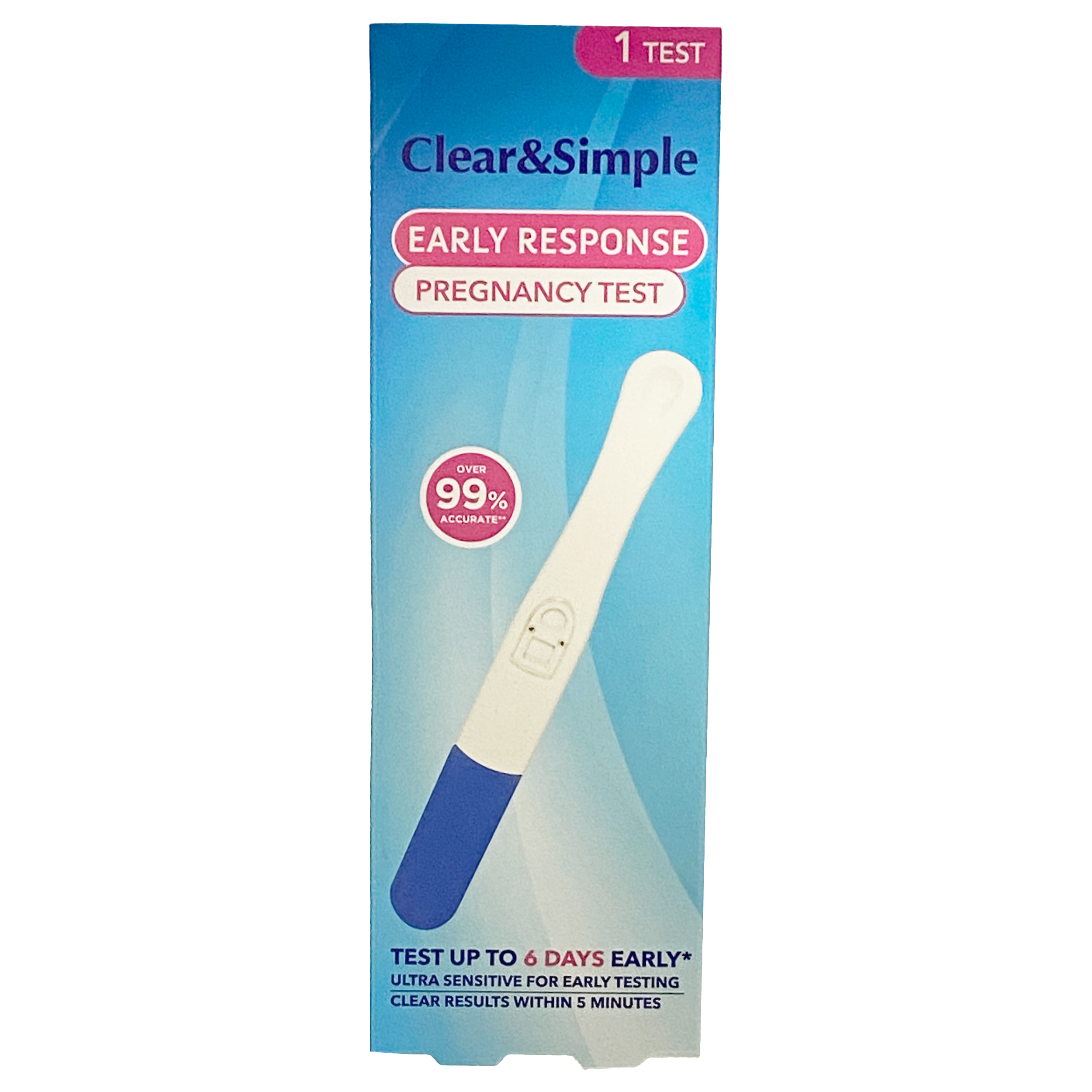 Clear & Simple Early Response Midstream Pregnancy Test